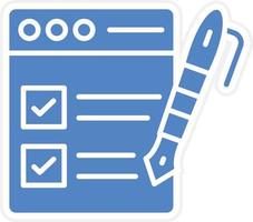 Task List Vector Icon Design