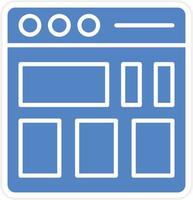 Layout Vector Icon Design