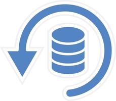 Data Backup Vector Icon Design