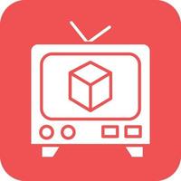 diseño de icono de vector de televisión