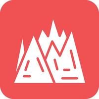 Wild Mountain Vector Icon Design