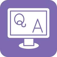 QA Vector Icon Design