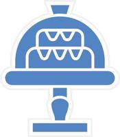 Cake Dome Vector Icon Design