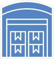 Warehouse Vector Icon Design