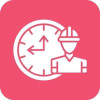 Working Hours Icon Vetor Style vector