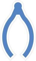 Wishbone Vector Icon Design