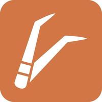 Tweezers Vector Icon Design