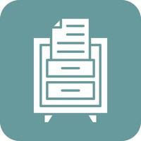 File Drawer Vector Icon Design