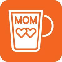 MOM Mug Vector Icon Design