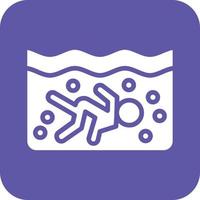 Scuba Diving Vector Icon Design