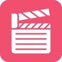 Clapperboard Vector Icon Design
