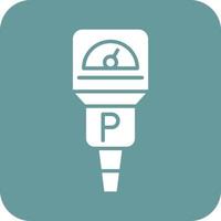 Parking Meter Vector Icon Design