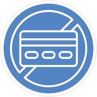 Card Blocked Vector Icon Design