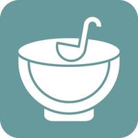 Punch Bowl Vector Icon Design