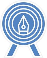 Target Icon Vetor Style vector