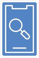 Mobile Research Vector Icon Design