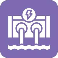 Hydro Power Vector Icon Design