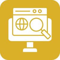 Global Search Icon Vetor Style vector