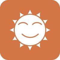 Sun Icon Vetor Style vector