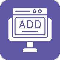 Online Ads Vector Icon Design