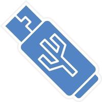 Usb Drive Vector Icon Design