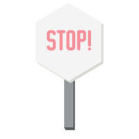 Placard Stop Demonstration Public Awareness Protest Signboard Stick png