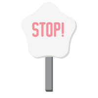 Placard Stop Demonstration Public Awareness Protest Signboard Stick png