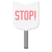 Placard Stop Demonstration Public Awareness Protest Signboard Stick png