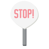 Placard Stop Demonstration Public Awareness Protest Signboard Stick png