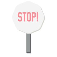 Placard Stop Demonstration Public Awareness Protest Signboard Stick png