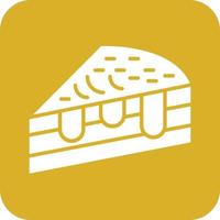 Cake Slice Vector Icon Design