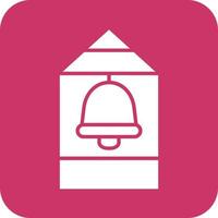 Bell Tower Icon Vetor Style vector