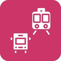 Public Transport Vector Icon Design