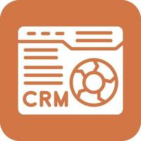 CRM Vector Icon Design