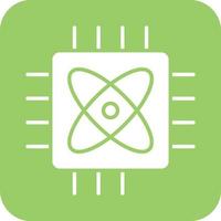 Quantum Computing Icon Vetor Style vector