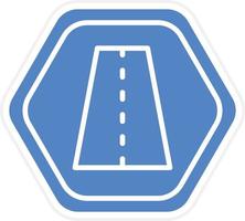 Lane Vector Icon Design