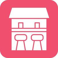 Bar Counter Icon Vetor Style vector