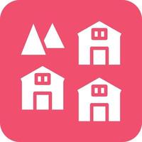 Village Vector Icon Design