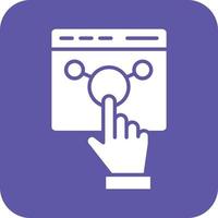 Interact Vector Icon Design