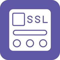 ssl archivo vector icono diseño