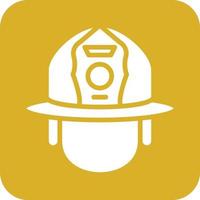 bombero casco icono vetor estilo vector