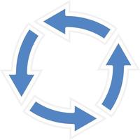 Rotation Vector Icon Design