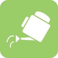 Watering Can Vector Icon Design