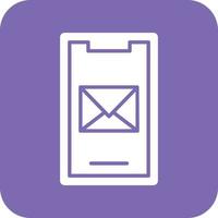 Mobile Mail Vector Icon Design