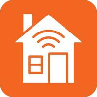 Smart House Icon Vetor Style vector