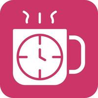 café hora icono vetor estilo vector