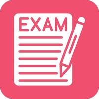 diseño de icono de vector de examen