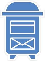 Mailbox Vector Icon Design
