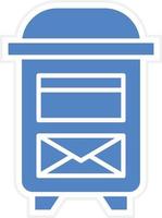 Mailbox Vector Icon Design