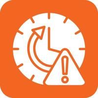 Time Alert Vector Icon Design